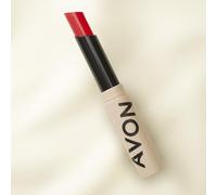 AVON Bálsamo Labial con Color - Combinación de Mantecas Nutritivas - SPF 10 y Antioxidantes - Minimiza la Sequedad de los Labios - Tono Red