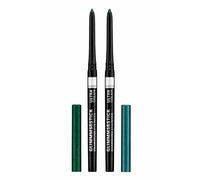 AVON Glimmerstick Diamonds Dúo Delineadores de Ojos - True Emerald & Teal Sparkle - Waterproof, Color Intenso