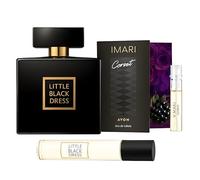 AVON Little Black Dress Eau de Parfum 50 ml + spray de bolsillo de 10 ml Set de perfume para mujer, fragancia floral oriental, regalo elegante para mujeres