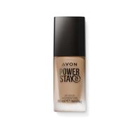 AVON Power Stay Tono 260G (True Beige)- Base de Maquillaje con Acabado Mate - Cobertura Cómoda y Duradera - 30 ml - Color Beige Medio