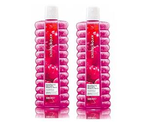 Avon Senses Bubble Bath - 1 Lt Raspberry Delight Bubble Bath - Raspberry & Cassis