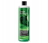 Avon Senses Jungle Rainburst - Champú y gel de ducha 2 en 1 para hombre, 500 ml