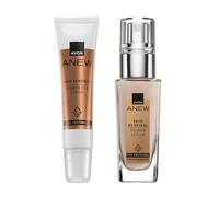 Avon Set Dúo Power Serum and Power Eye, Formulado con Tecnología Protinol, Para una Piel de Aspecto Más Firme, 7 Poderosos Beneficios para la Piel, Libre de Crueldad Animal