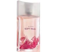 AVON Soft Musk Eau de Toilette en Spray - Fragancia Femenina con Notas de Melocotón Blanco, Almizcle Suaves y Jazmín - Perfume Mujer Duradero - 50ml