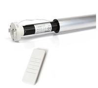 Avosdim - Estor enrollador de motor inalámbrico con batería recargable + mando a distancia, fácil instalación (tubo ø32 mm, LG Tube 80 cm)