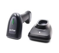 AVPos BT230-2D Lector de codigos 1D/2D/QR Inalambrico 60m Bluetooth 15m 2000mAh USB Negro