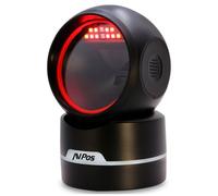 AVPos M680-2D Lector de codigos 1D/2D/QR de Sobremesa USB RS232 Negro - Escaneo automatico