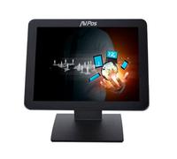 AVPos T17 Monitor TPV 17' SXGA 1280x1024 400cd/m2 Tactil True Flat Capacitiva 10 puntos Negro VGA