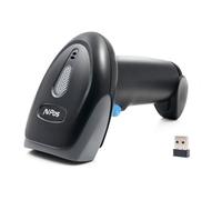 AVPos WI93-2D Lector de codigos 1D/2D/QR Wireless 80 metros Negro - Escaneo gatillo, automatico y continuo