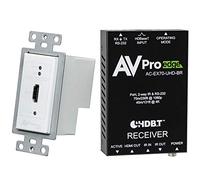 AVPro Edge AC-CXWP-HDMO-BKT - Kit básico de extensor de placa de pared HDMI 4K HDR (transmisor/receptor) hasta 40 m