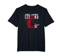 Avril Lavigne Let Go - Pintura en Aerosol Oficial Camiseta, Hombre Tallas Grandes, Negro, 3X Alto