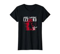 Avril Lavigne Let Go - Pintura en Aerosol Oficial Camiseta, Mujer, Negro, M