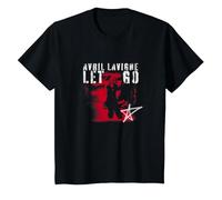 Avril Lavigne Let Go - Pintura en Aerosol Oficial Camiseta, Niños, Negro, 8 años