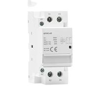 AVSBBYEPS Contactor 2p 40a 63a 2na o 2nc Contactores modulares Montaje en Carril DIN AC220V 230 V Electricidad Industrial automática(2p 40a 2n0 220v)