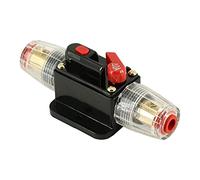 AVSBBYEPS Disyuntor 20A 30A 40A 50A 60A 80A 100A 12V 24V AUTOMÁTICO Fusible reiniciable Amplificador de Audio Protección contra sobrecarga Portafusibles(80A)