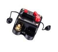 AVSBBYEPS Disyuntor de 1 Pieza, 60-300 A, Interruptor recuperación automática for Coche, Motocicleta, Audio, Fusible en línea, portafusibles, CC 12-24 V(100A)