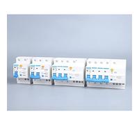 AVSBBYEPS Disyuntor de Corriente Residual, disyuntor protección contra Fugas, RCBO RCCB MCB RCD DZ47LE, 16 A, 20 A, 25 A, 32 A, 40 A, 50 A(63a,4)
