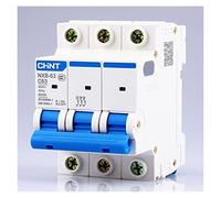 AVSBBYEPS Disyuntor NXB-63 3P CA 230/400 V Miniatura C 6 10 16 20 25 32 40 63 A Protector de sobrecarga DZ47 Interruptor Aire Tipo(100a)