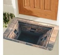 AVSMGP Alfombra 3D con agujero sin fondo y alfombra de ilusión óptica para interiores y exteriores para decoración del hogar, sala de juegos, jardín, suelo y terraza, P,80 x 120 cm/2'7" × 3'11"