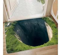 AVSMGP Alfombra Cloud Walk con Ilusión 3D, Disfruta La Máxima Suavidad con Nuestra Alfombra Forro Polar Dove- para Entrada, Baño,Escaleras,Sala Juegos Y El Salón,A,3'11"x5'11"/120x180cm