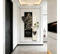 AVSMGP Decoración Pared 3D con Mariposas Arenisca con Luces LED Y Jarrón, Decoración Artística Hecha A Mano para Pared para Sala Estar, Dormitorio U Oficina,C,120×40CM/47.2×15.75IN