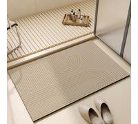AVSMGP - Felpudo de doble línea, alfombra de barro de diatomea, de secado rápido, ultra suave y antideslizante, para cuarto de baño, pasillo, cocina, dormitorio, oficina, T,80 x 120 cm, 31,5 x 47,2