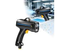 AVSMGP ,Pulse Type, Pistola Antiestática Inalámbrica, Pistola Ionizadora Recargable con Luz Detección Polvo Y Sistema Alarma para Pintura Y Repintado Automotriz Eliminador Estática Portátil