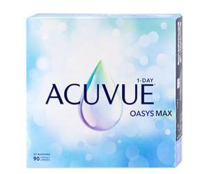 AVUCUE Oasys Max 1-Day con tecnología TearStable y filtro de luz OptiBlue