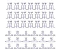 AVUELOI Tapones de silicona para pendientes, 90 Piezas, anti-queloides, Discos anticarne silvestre Piercing Disc para estabilizar los pendientes. Disponible en dos tamaños, 10 mm/5 mm