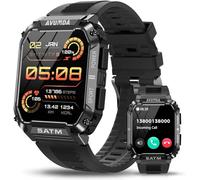 AVUMDA - Reloj inteligente para hombre, Android iphone, 1,98 pulgadas, reloj inteligente para hombre, reloj deportivo con 120 modos deportivos, podómetro/calorías quemadas/cardiofrequencemetro,