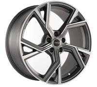 LLANTAS AVUS AF20 PARA PORSCHE MACAN TURBO 9.5X21 5X112 MATT ANTHR. POLIS. W3V