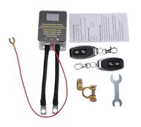 Avutrel 12V 200A Interruptor de batería, interruptor de batería de coche, interruptor de batería con indicador LED de voltaje, juego de interruptor de batería remoto con control remoto para coche, RV