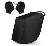 Avutrel Conjunto De Dos Piezas Protector Piernas Scooter Wärmehandschuhe Impermeable para Manillar, Guantes Cálidos, Universales, Resistentes al Viento