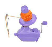 Avvolgitore di Filato per Uncinetto - Avvolgitore Portatile per Gomitoli, Strumento Manuale in ABS Robusto con Manico in Metallo, Facile da Usare per Creare Torte di Filato | Accessorio per Maglieria,