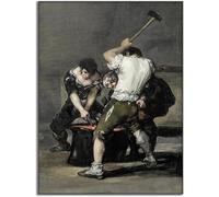 AVWXZBDFH Póster De Francisco Goya La Forja, Pintura De Un Famoso Maestro, Impresión Vintage, Decoración De Pared Para El Hogar, 40 X 60 Cm, Sin Marco