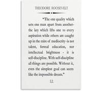 AVWXZBDFH Pósteres E Impresiones Inspiradores De La Página Del Libro Disciplina, Lienzo Para Pared, Fotos Para Decoración Del Hogar, 40 X 60 Cm, Sin Marco