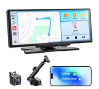 Avylet 8,1'' A-pple Carplay Wireless Car Stereo con cámara de visión Trasera, Pantalla táctil portátil, navegación GPS, Control por Voz Google/Siri, Android Auto, Bluetooth, AUX/FM, Mirror Link, OTA.