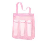 AVZYARDY Bolsa de Caddie de Ducha de Malla portátil Caddy Caddy Quick Dry Mesh Beach Storage Bolsas con múltiples Pocke Ligero Colgante Bolso de Hombro para el Gimnasio Camping Dormo de natación -