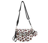 AVZYARDY Bolsa de pecho de nylon ligero para mujeres, pequeños bolsos de cuerpo cruzado con bolsa de auriculares a juego, bolsos de hombro casuales de bolsillo múltiple con correa de hombro ajustable