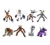 AVZYARDY Conjunto de Construcción de 99 Noches en el Bosque, 8 Figuras de Ciervo Monstruo, Kit de Bloques de Creaturas del Bosque, Juguete de Ladrillos para Juegos Creativos de Navidad y Regalos