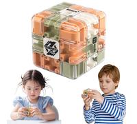 AVZYARDY Cubo 3D Puzzle Maze, Juguete de Laberinto para Adultos y Adolescentes, Bola de Rompecabezas Espacial, Juego de lógica para Alivio del estrés, Regalo Educativo