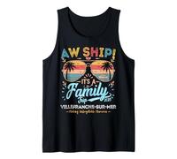 Aw Barco Es una familia Villefranche-sur-Mer Trip 2025 Camiseta sin Mangas