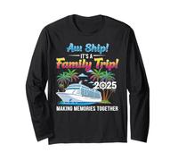 Aw Ship! It’s A Family Trip 2025 Family Matching Cruise Trip Manga Larga