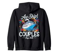 Aw Ship It's A Couples Trip 2025 Viaje en crucero a juego en pareja Sudadera con Capucha