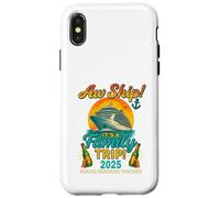 Aw Ship It's A Family Trip 2025 Shirt Camiseta divertida Carcasa para iPhone X/XS