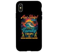 Aw Ship It's A Family Trip 2026 Shirt Camiseta divertida Carcasa para iPhone X/XS