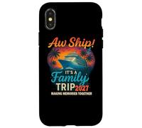 Aw Ship It's A Family Trip 2027 Shirt Camiseta divertida Carcasa para iPhone X/XS