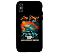Aw Ship It's A Family Trip 2027 Shirt Camiseta divertida Carcasa para iPhone X/XS