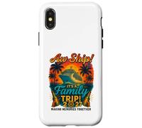 Aw Ship It's A Family Trip 2027 Shirt Camiseta divertida Carcasa para iPhone X/XS