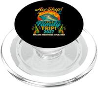 Aw Ship It's A Family Trip 2027 Shirt Camiseta divertida PopSockets PopGrip para MagSafe